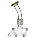 Triple Ratchet Perc Klein Incycler Hookah Glas Smokingpipe (ES-GB-398)